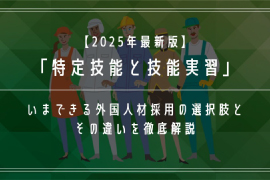 特定技能と技能実習｜いまできる外国人材採用の選択肢とその違いを徹底解説